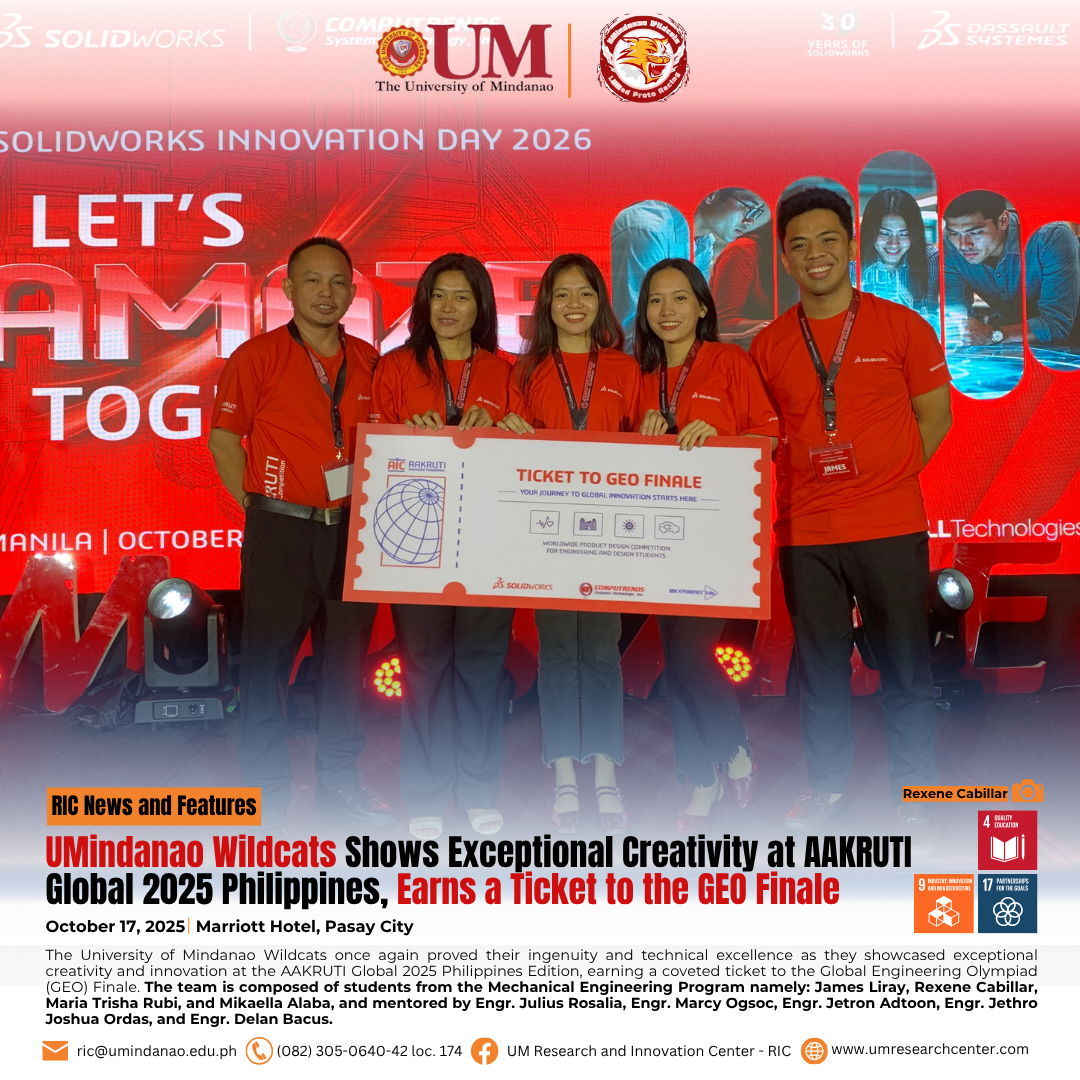 UMindanao Wildcats Show Exceptional Creativity at AAKRUTI Global 2025 Philippines, Earn Ticket to GEO Finale - Image 1